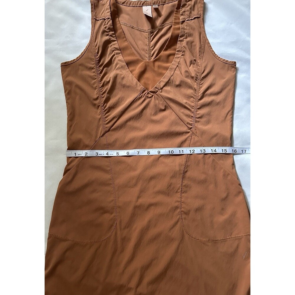 Indyeva Liike Dress Size S Rust Copper Orange / Terracota Hiking Athleisure EUC - Picture 11 of 15